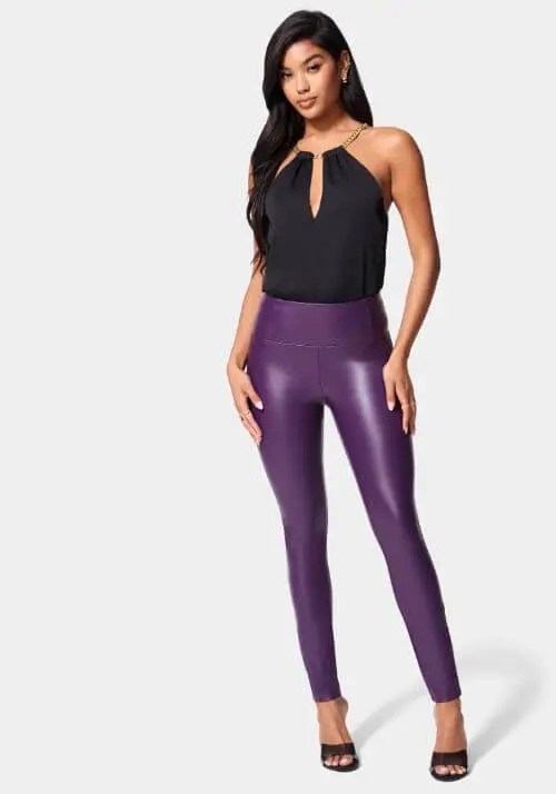 High-Waist-Vegan-Leather-Legging-Purple