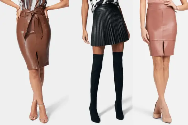 Vegan Leather Skirts