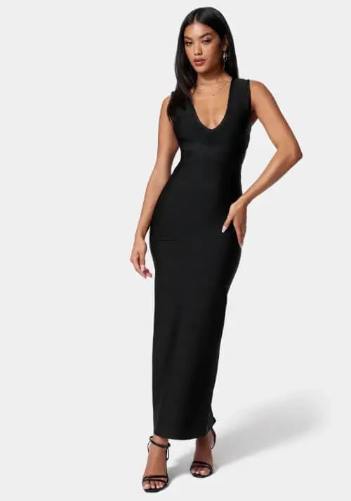 Bandage Double V Gown
