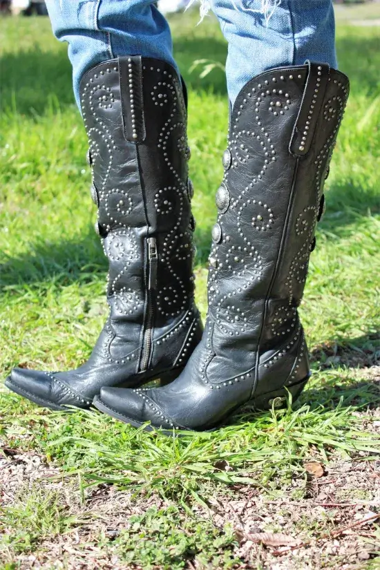 Black Sunshine Boots by Lane Boots