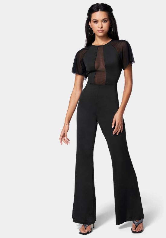 7 Great Black Wide Leg jumpsuits