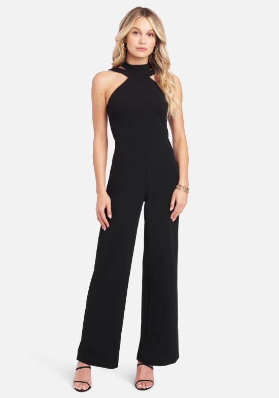 7 Great Black Wide Leg jumpsuits