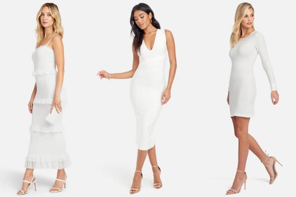 Elegant White Dresses For Women