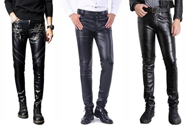 How to Style Black Leather Pants For Men