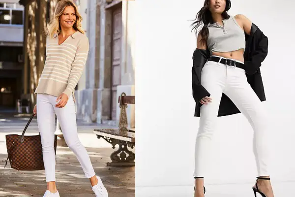 how-to-style-white-jeans