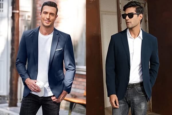 Navy Blazer Outfits For Men