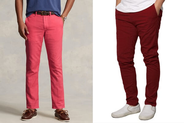 Red Pants Outfits For Men