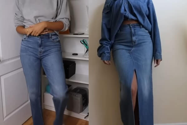 How to Make a Skirt From Jeans
