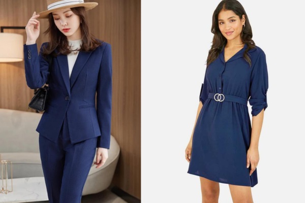 How to Wear Navy Blue For Women