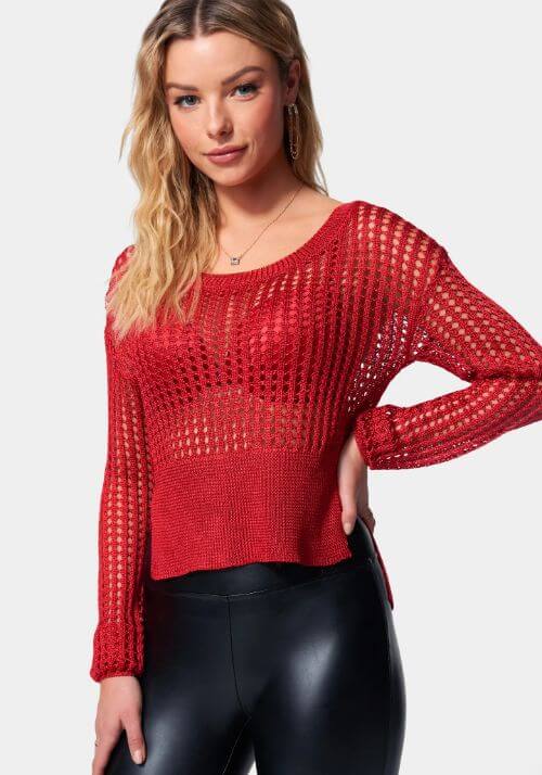 salsa-open-knit-sweater