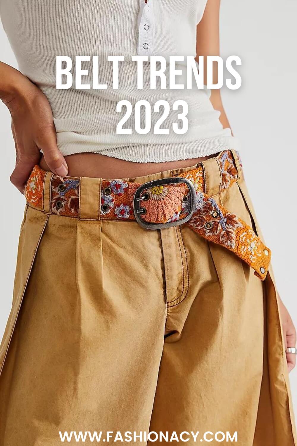 Belt Trends 2023 For Women