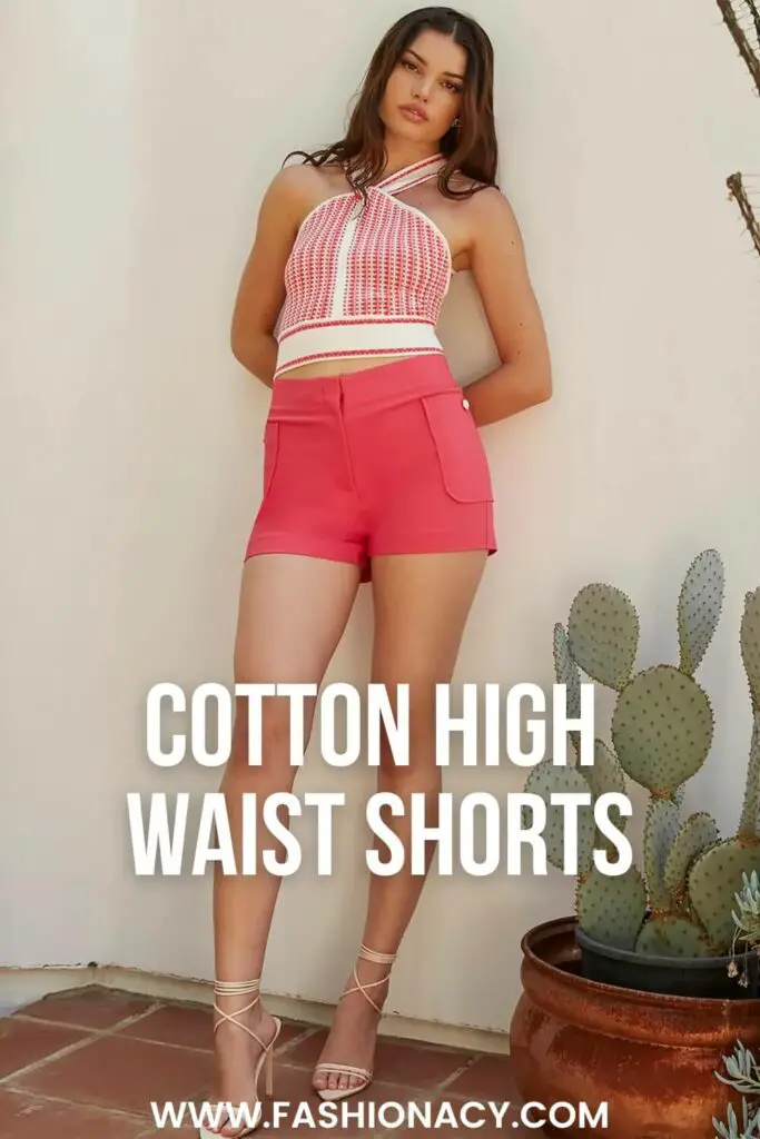cotton shorts outfit summer
