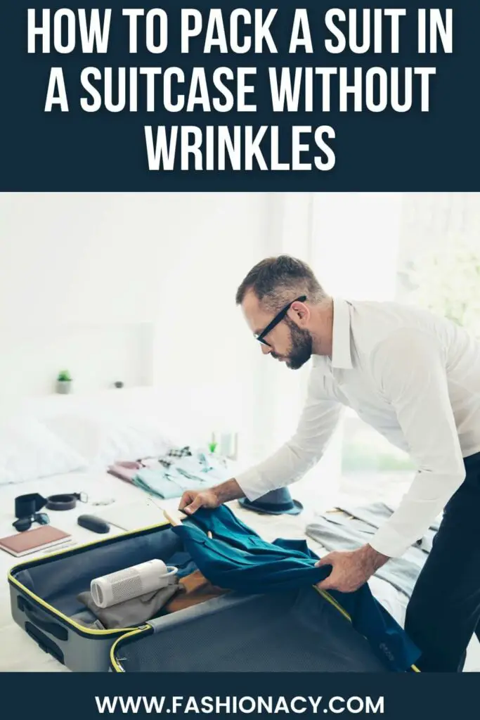 How to Pack a Suit in a Suitcase Without Wrinkles