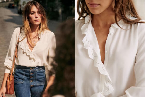 How To Style A White Silk Shirt