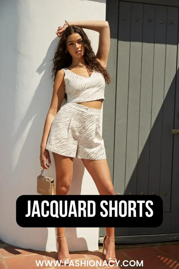 jacquard-short