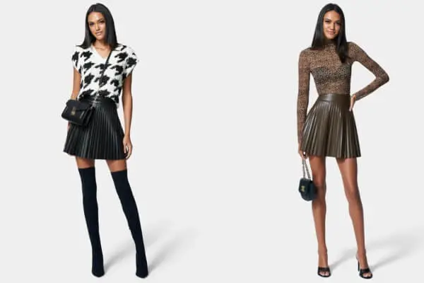 pleated-leather-mini-skirt-outfit
