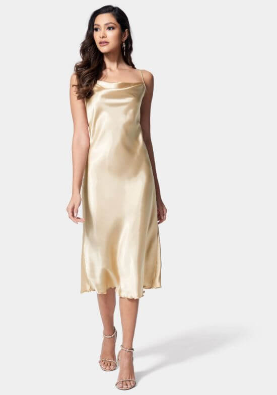 bronze-satin-slip-midi-dress