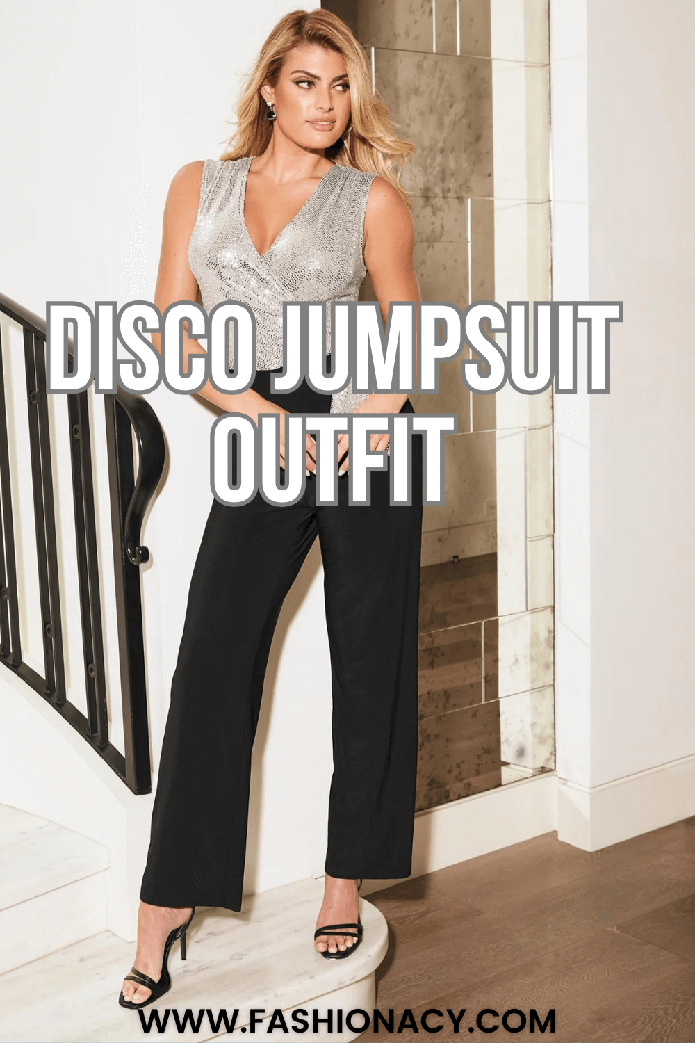 Disco Jumpsuit Outfit For Women