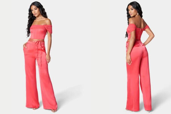 High Waist Palazzo Pants Outfit Casual, Summer