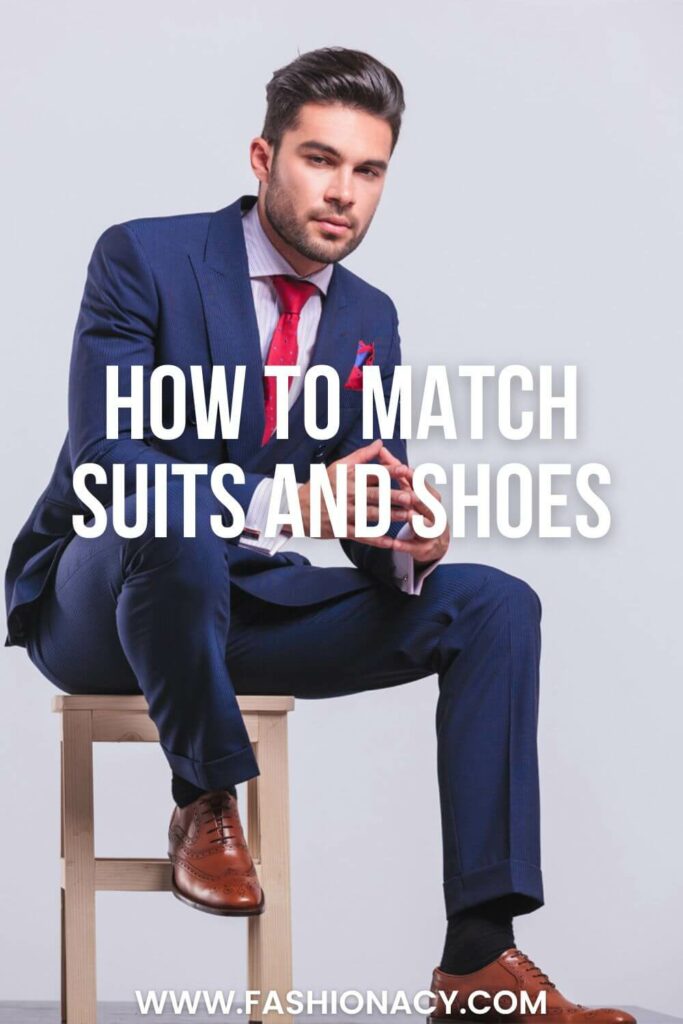 how to match shoes with suit