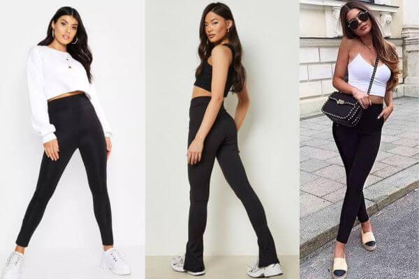 How to Style Black Leggings in Summer