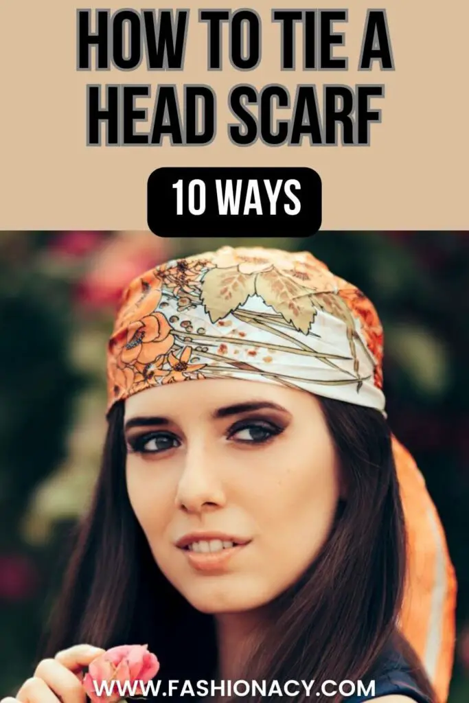 how to tie a scarf on your head