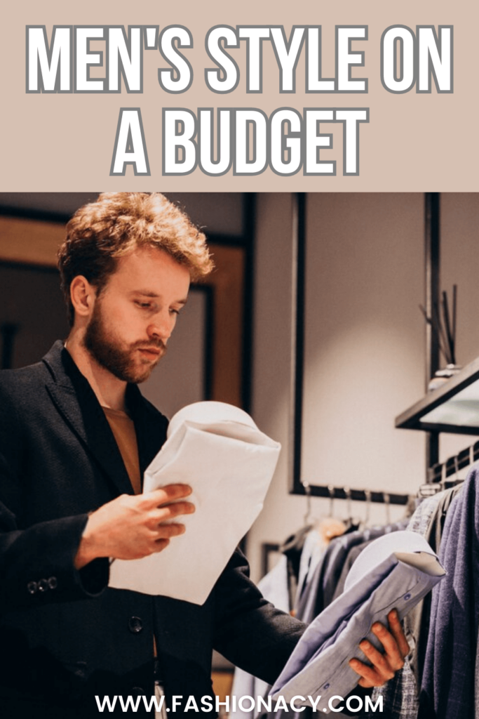Men's Style on Budget