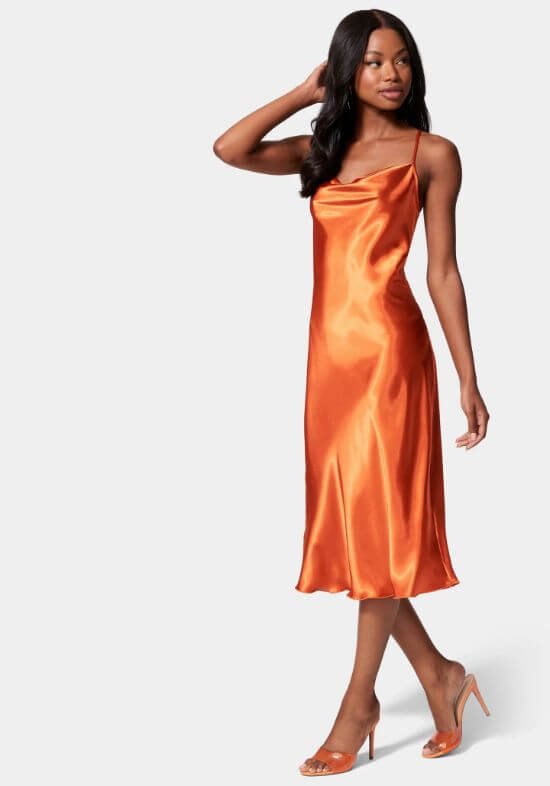 rust-satin-slip-midi-dress