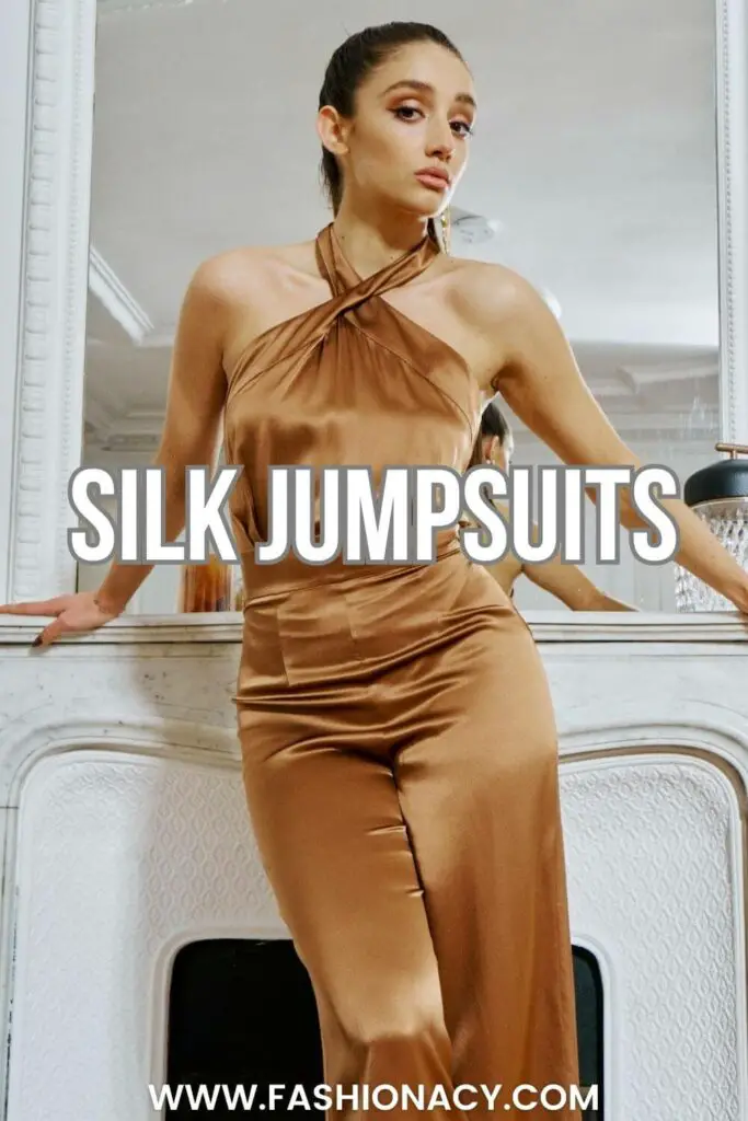 silk jumpsuits