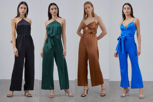 Silk Jumpsuits For Women