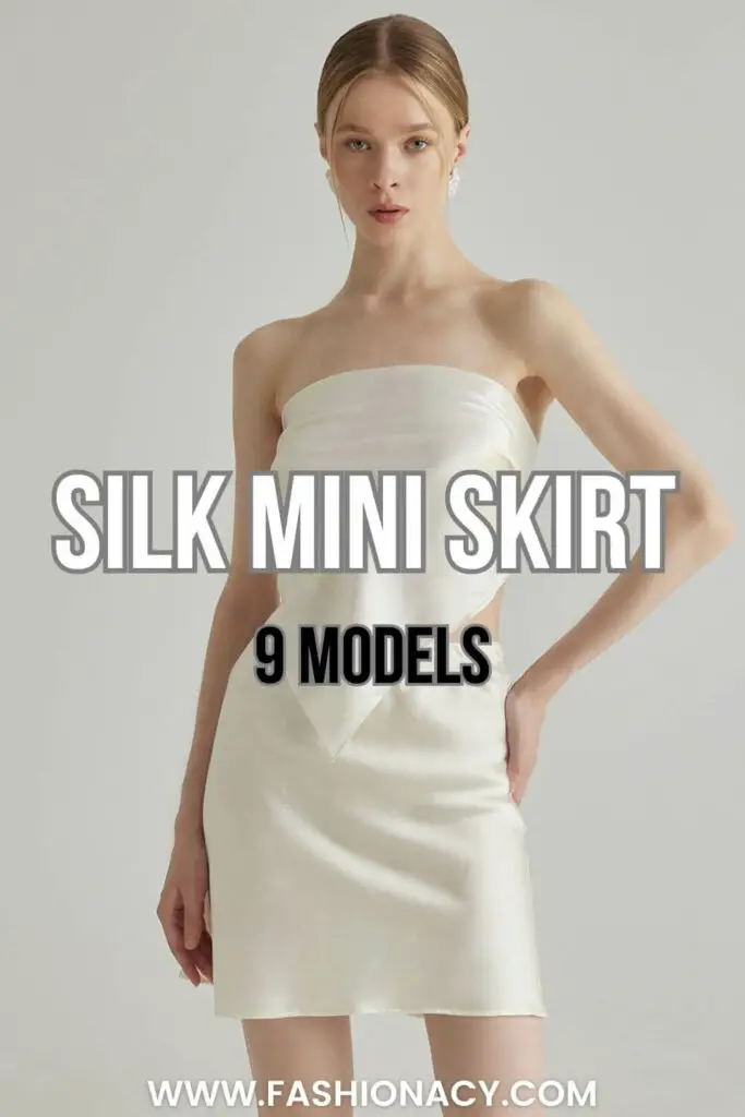Silk Mini Skirt Outfit