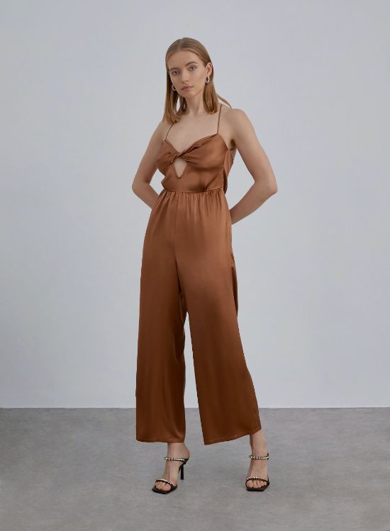 twist-front-cutout-silk-jumpsuits