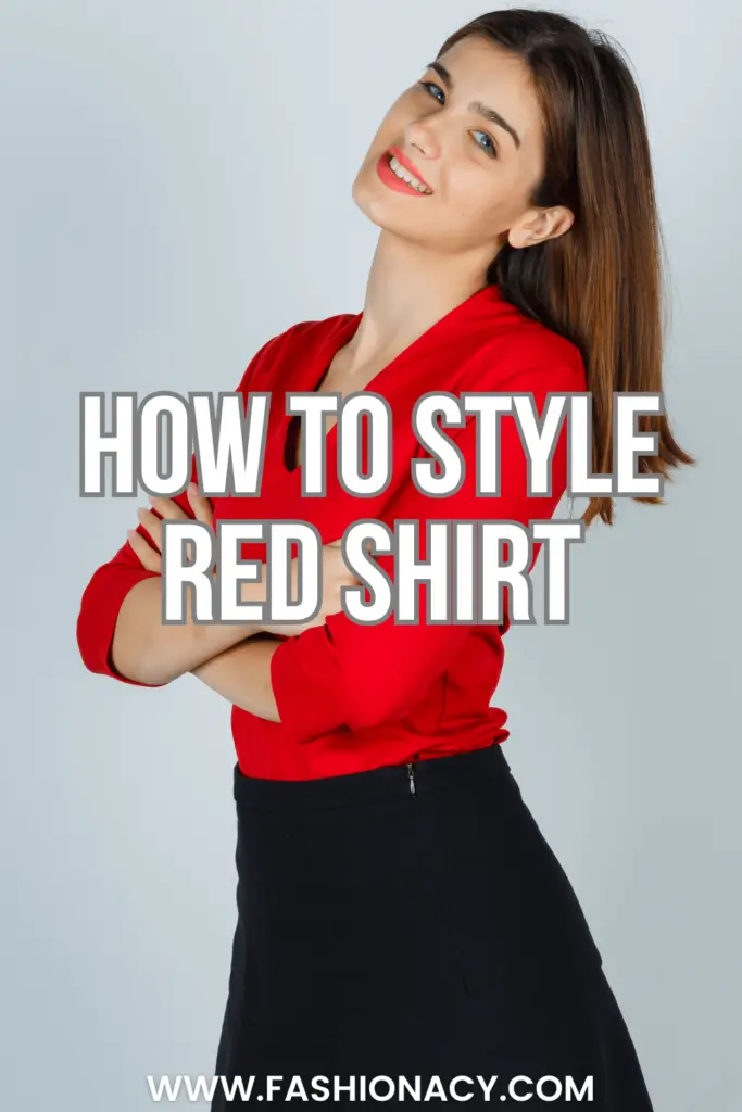 How to Style Red Shirt