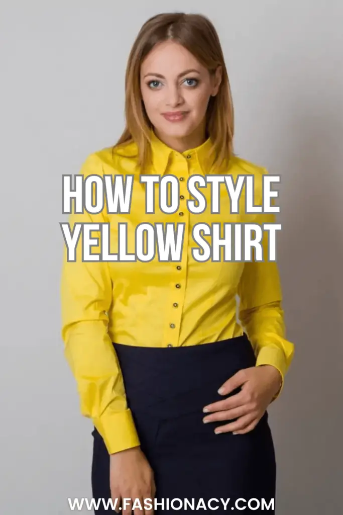 How to Style Yellow Shirt