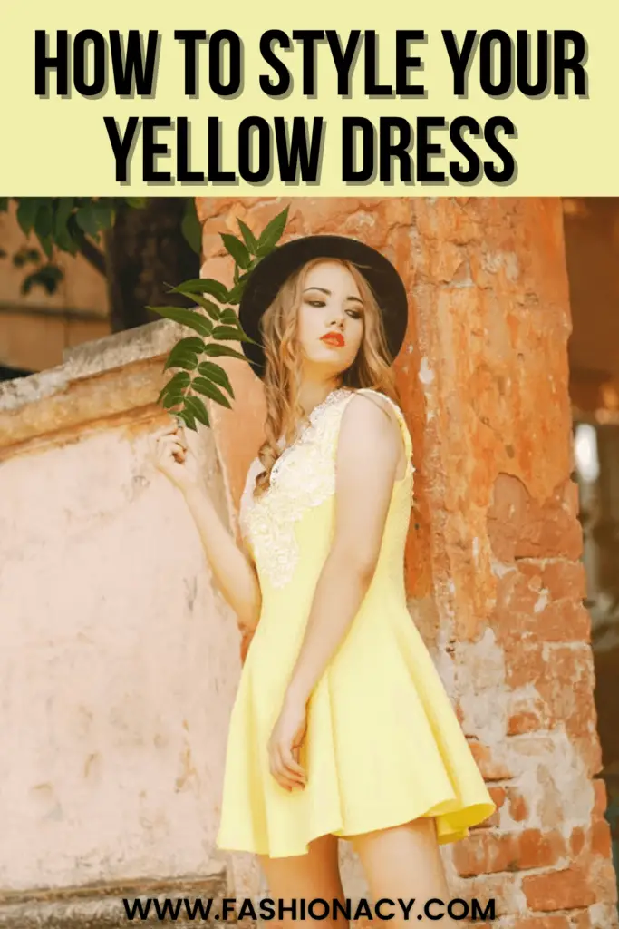 How to Style Your Yellow Dress