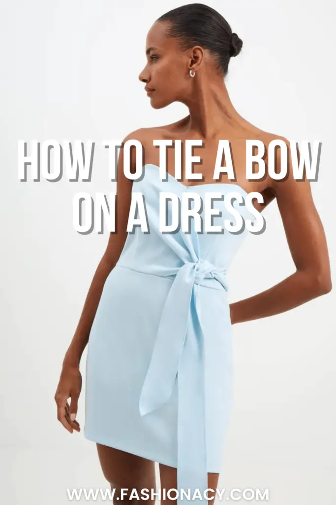 How to Tie a Bow on a Dress