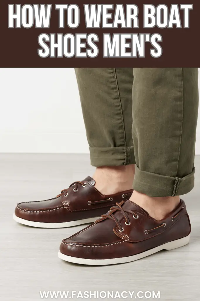 How to Wear Boat Shoes Men