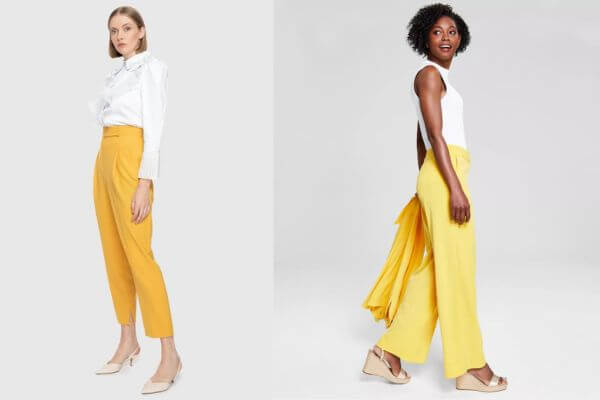 styling yellow pants