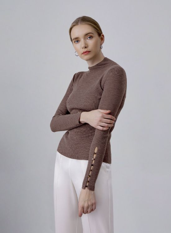 coffee-merino-wool-top