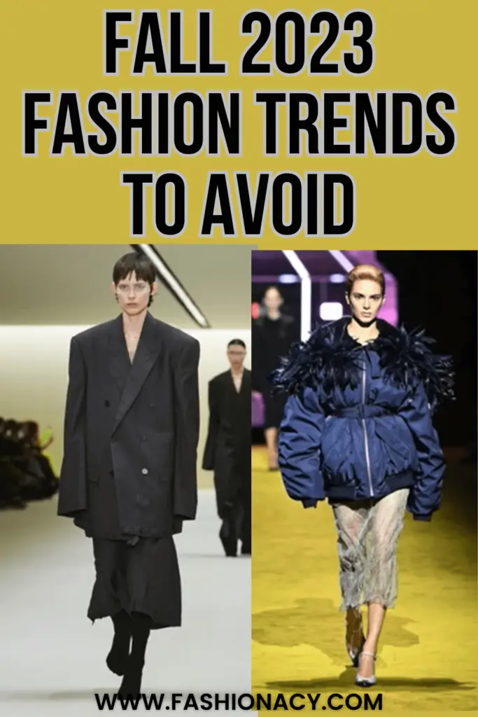 Fall 2023 Fashion Trends To Avoid