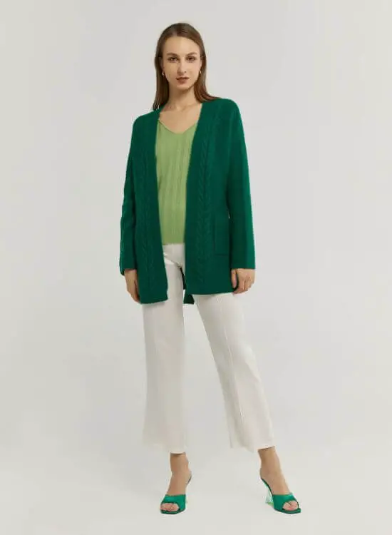 green-cashmere-cardigan-outfit