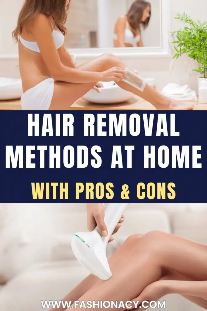 Different Hair Removal Methods at Home  