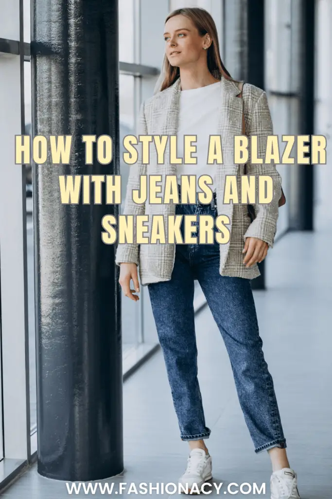 How to Style a Blazer With Jeans and Sneakers