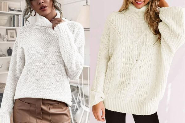 How to Style a White Turtleneck Sweater