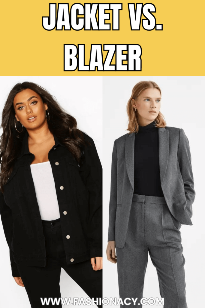 Jacket vs. Blazer
