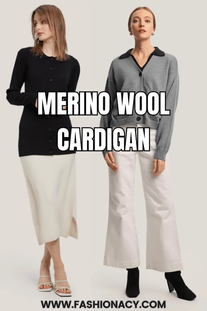 merino-wool-cardigan-outfit-women