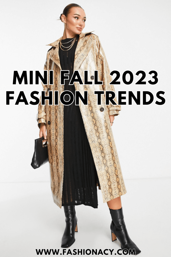 Mini Fall 2023 Fashion Trends
