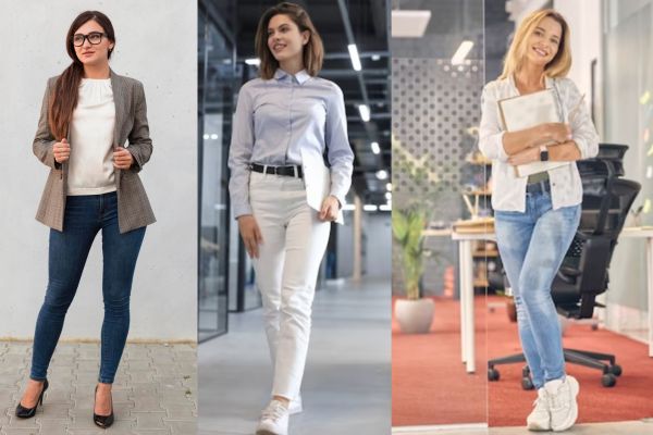 office-outfits-jeans-women