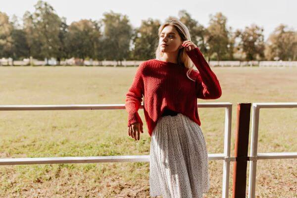 Skirt With Sweater