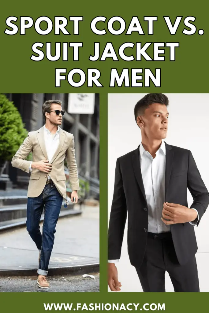 Sport Coat vs. Suit Jacket for Men